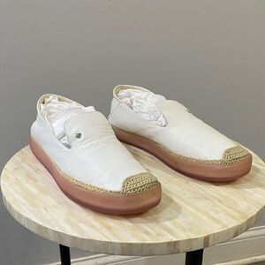 Kate Spade New York Lisa Espadrilles Sz 8 1/2 White